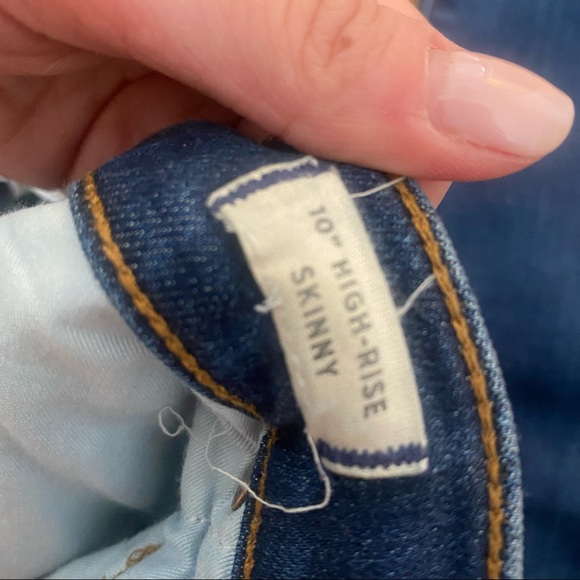 MADEWELL 10” high rise skinny jeans - Picture 4 of 6